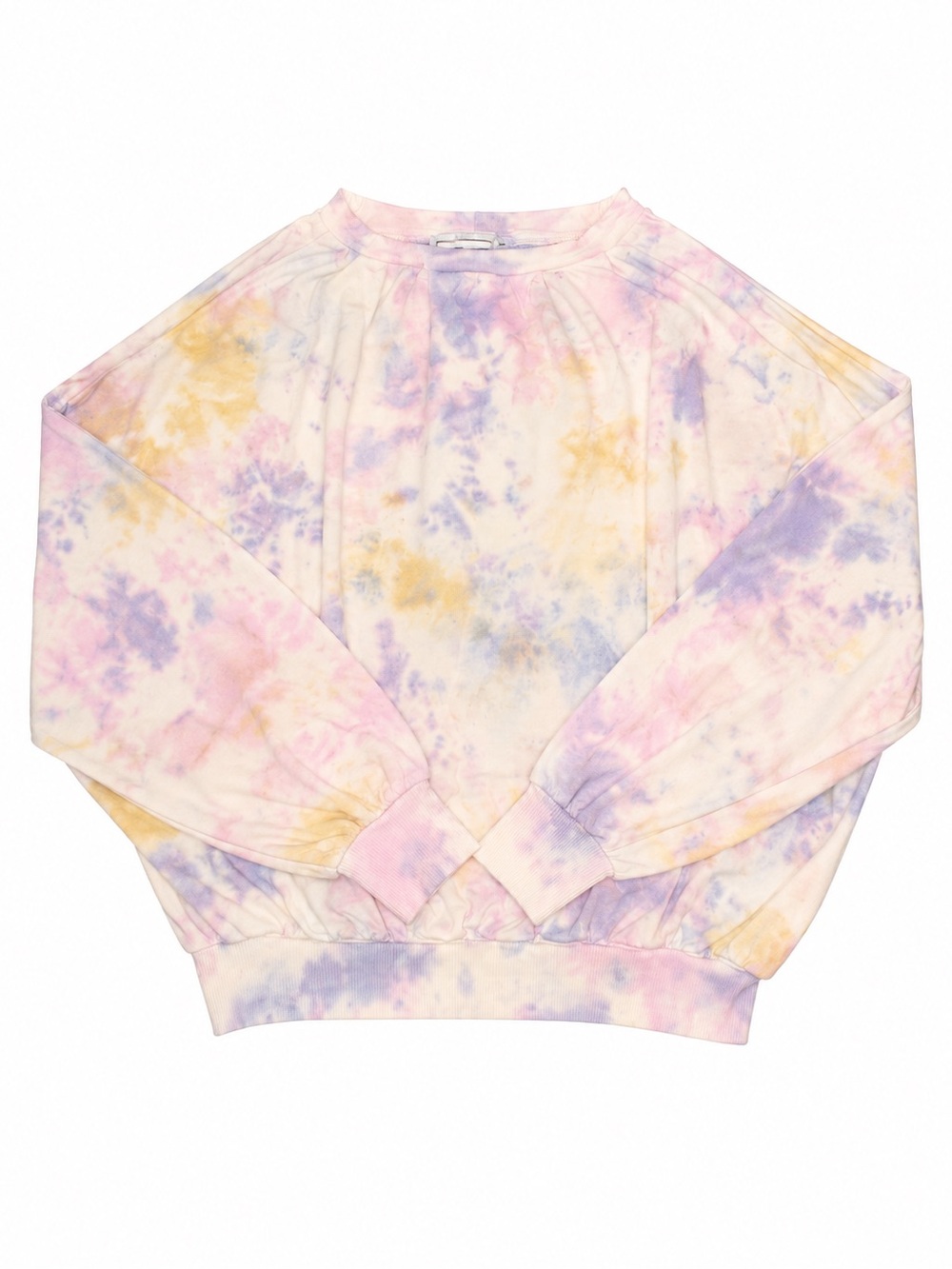 Young Fabulous & BrokePastel Tie-Dye Crewneck Sweatshirt - Pink, Purple & Yellow